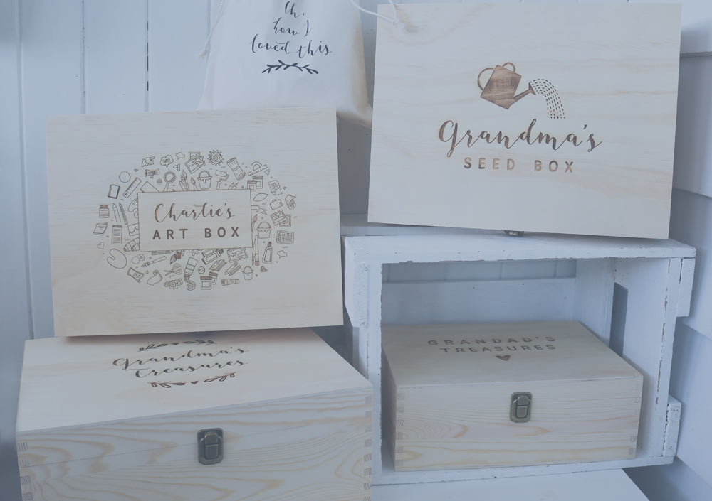 Keeps - Wooden Keepsake Boxes - Keeps